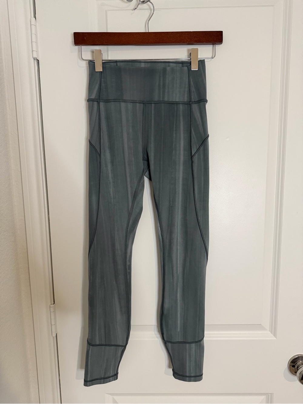 lululemon athletica Slate Striped High-Rise Leggings